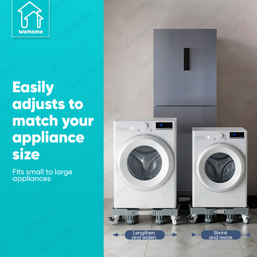 Washing Machine Stand Ref Stand with Wheels