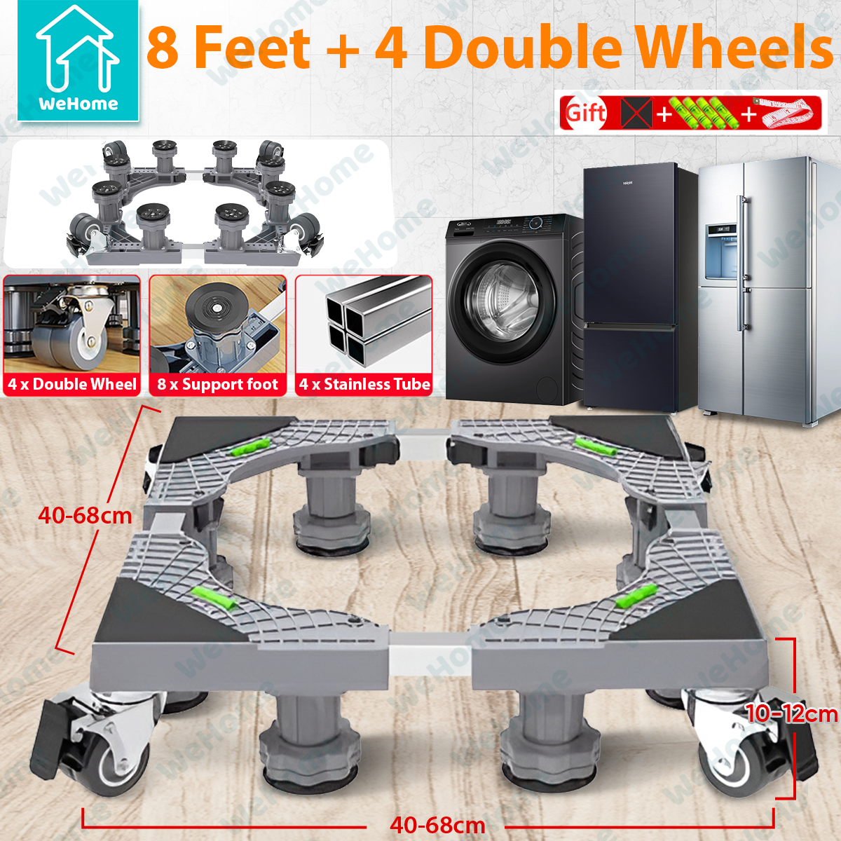 Washing Machine Stand Ref Stand with Wheels
