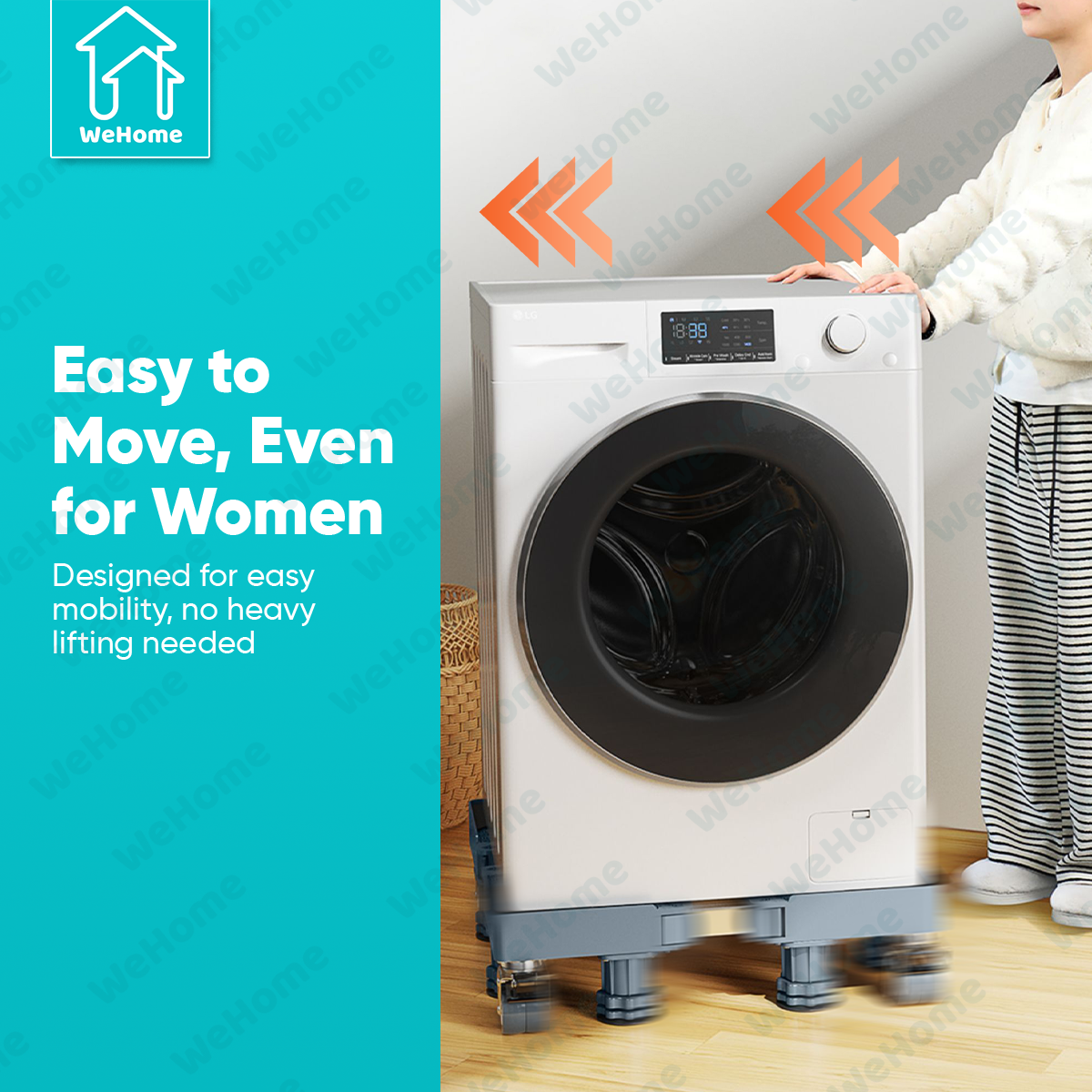 Washing Machine Stand Ref Stand with Wheels