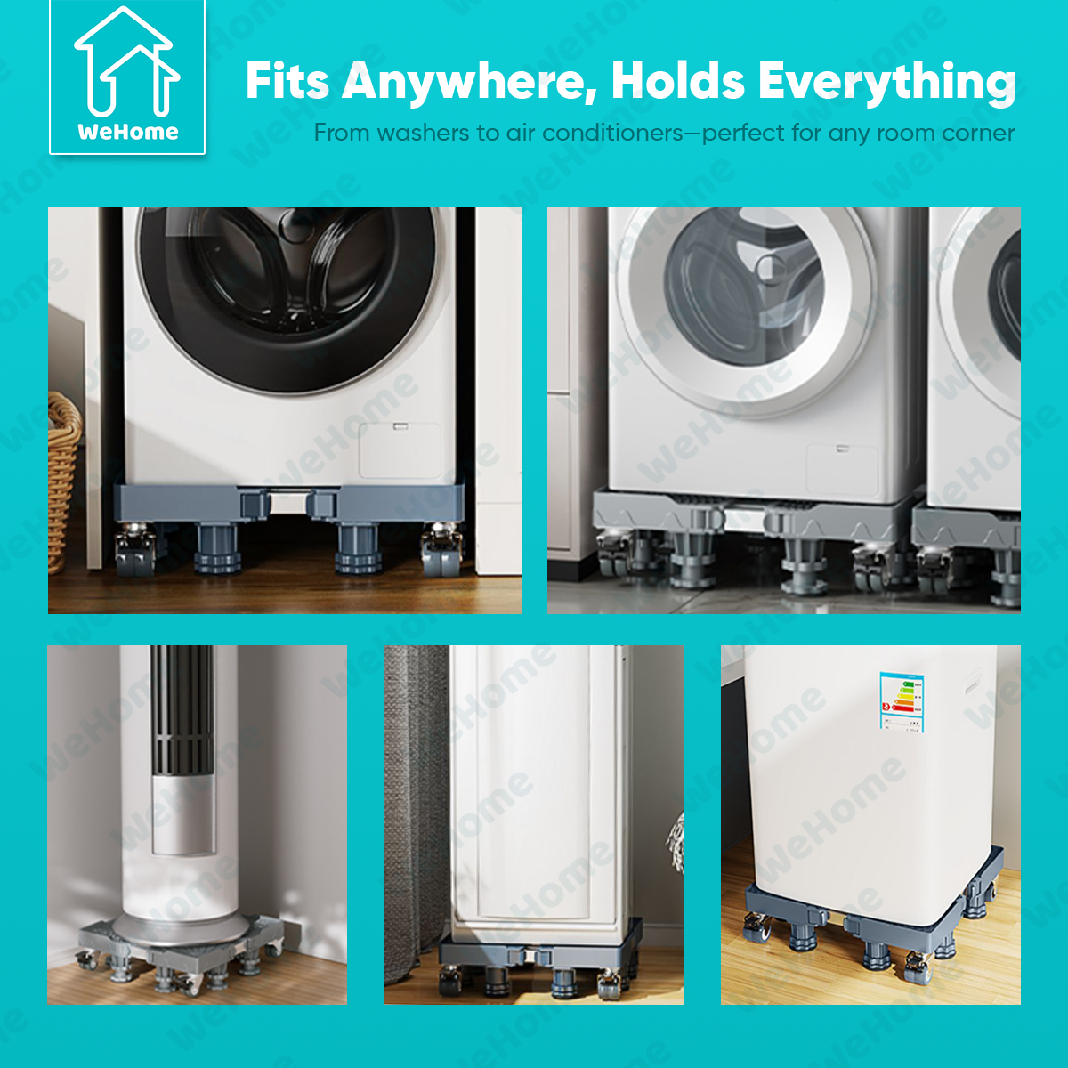 Washing Machine Stand Ref Stand with Wheels