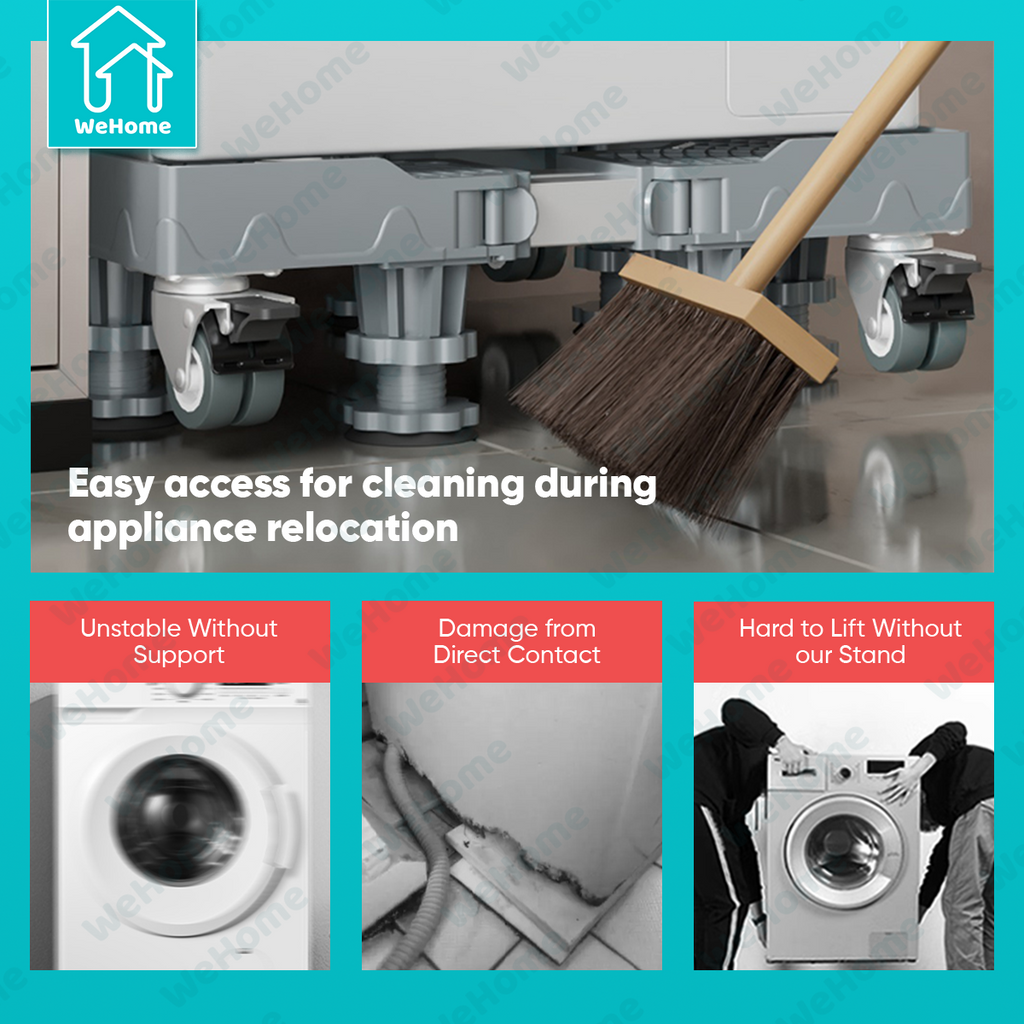 Washing Machine Stand Ref Stand with Wheels