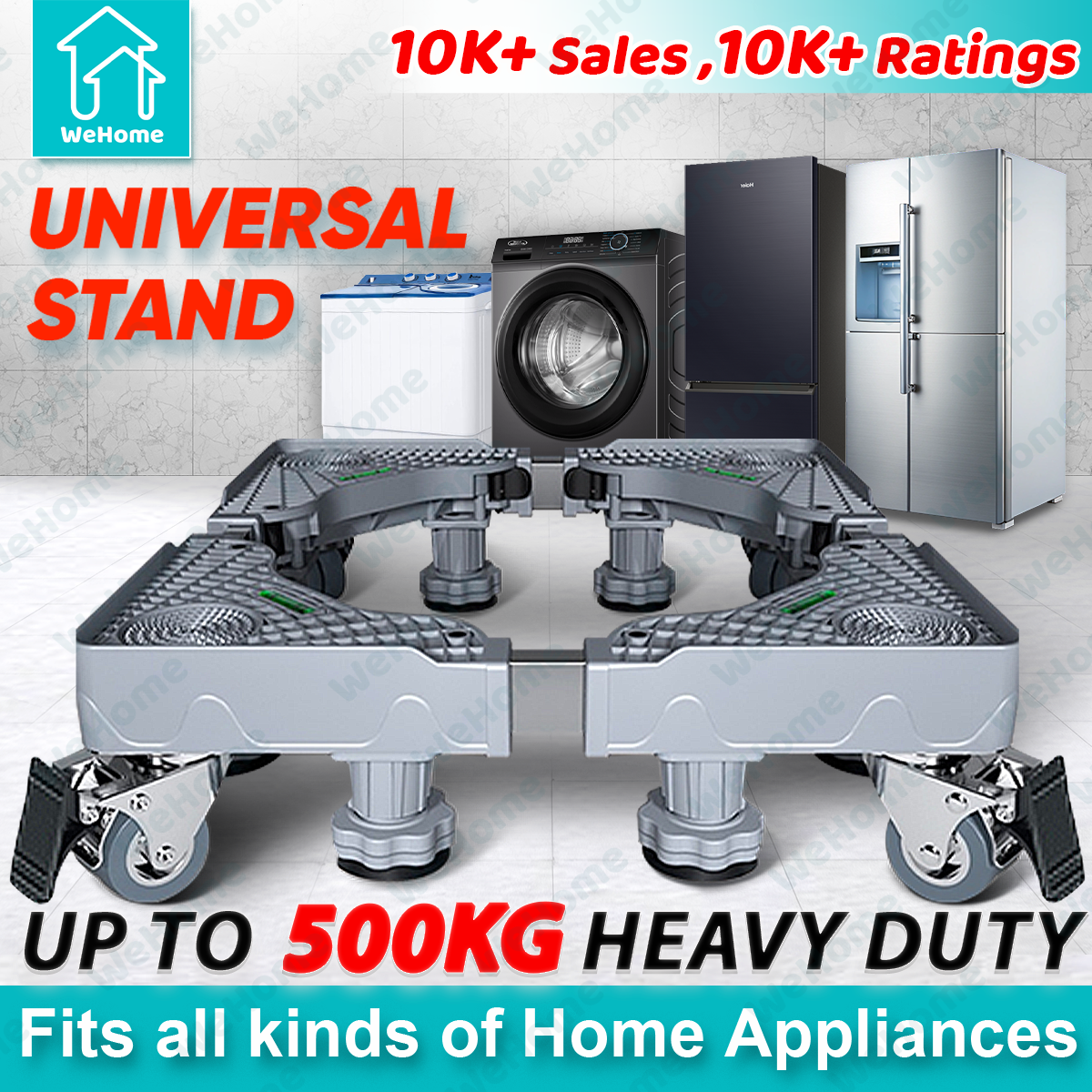 Washing Machine Stand Ref Stand with Wheels