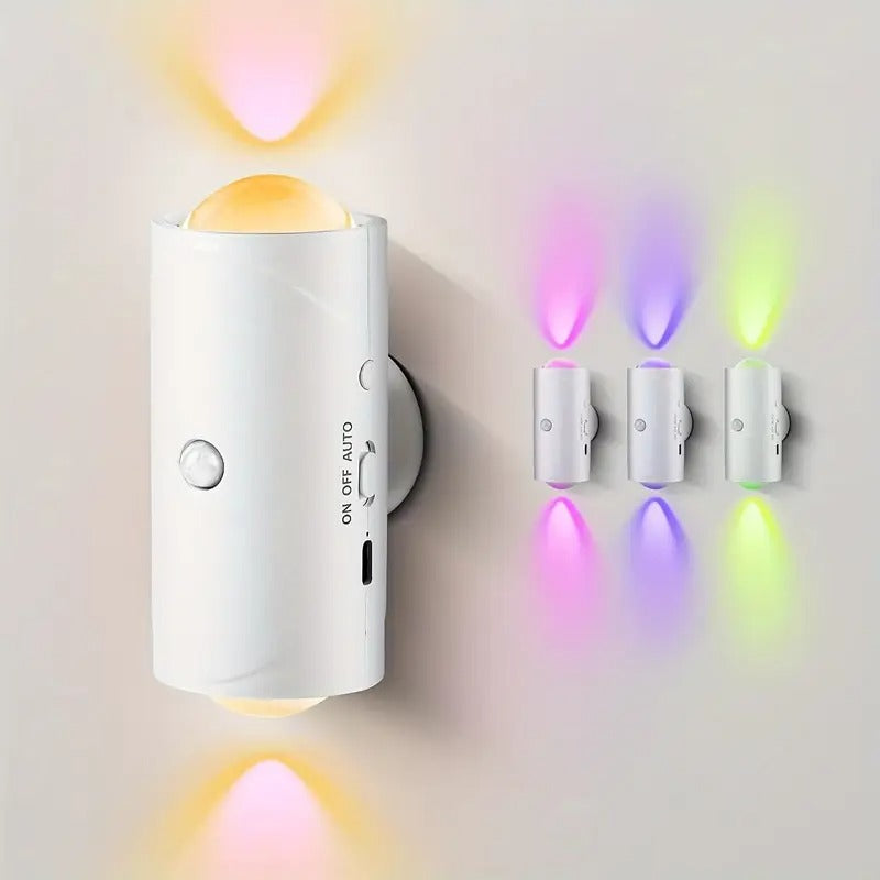 RGB LED Wall Light with Motion Sensor